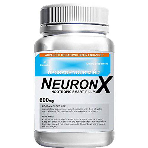 NeuronX Nootropic Limitless Pill Supplement Premium Brain Booster Limitless Pill, Focus, Clarity, Energy, Memory