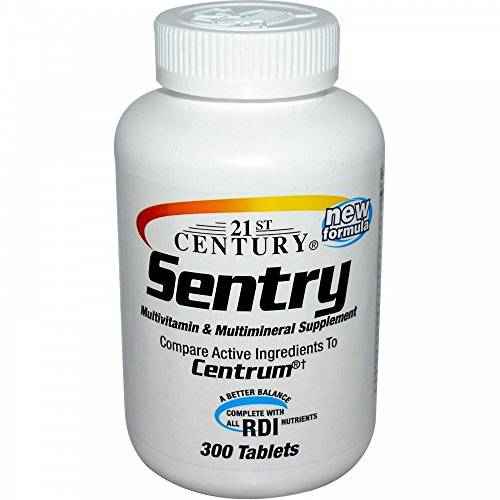 21st Century Vitamins Sentry Multivitamin & Multimineral Tabs, 300 ct