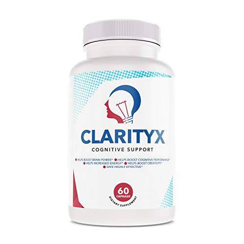 Clarity X- Ultimate Strength Cognitive Support- Helps Boost Brain Power, Helps Increase Energy, Promote Creativity- Safe and Effective