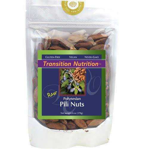 Transition Nutrition Raw Polynesian PILI Nuts 6 oz Pkg