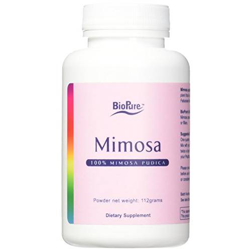 BioPure Mimosa – Wildcrafted Organic Mimosa Pudica Powder to Eliminate Unwanted Organisms, Toxins, & Debris from Gastrointestinal Tract for Gut Health & Balanced Flora Proliferation & Microbiome – 4oz