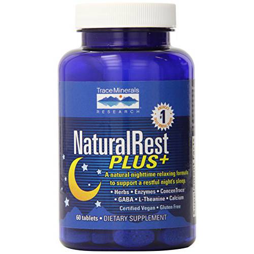 Trace Minerals Research Naturalrest Plus, 60 Count