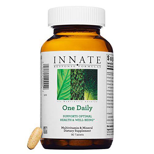 INNATE Response Formulas, One Daily, Herb-Free Multivitamin, Vegetarian, Non-GMO, 90 tablets (90 Servings)