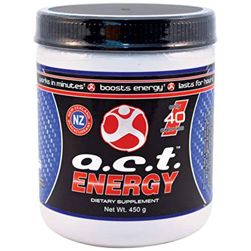 1 Canister ACT Energy Natural Healthy Energy Drink 40 Calories A.C.T. By Youngevity (Ships Worldwide) Net Wt. 450g