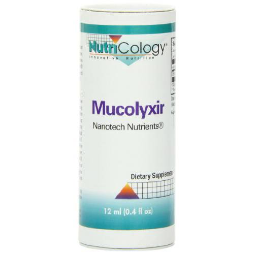 NutriCology Mucolyxir - Microdose DNA, Respiratory Airway Support - 12 mL (0.4 fl oz)