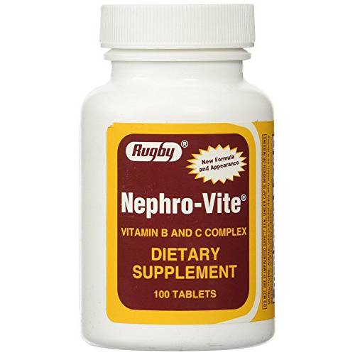 Nephro-Vite Tablets, 100 Count Per Bottle (2 Pack)