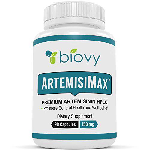 Artemisinin Annua- Pure Sweet Wormwood Extract -Standardized to 98 Percent - Non-GMO, Vegan, and Gluten Free - 90 Wormwood Capsules 150 milligrams