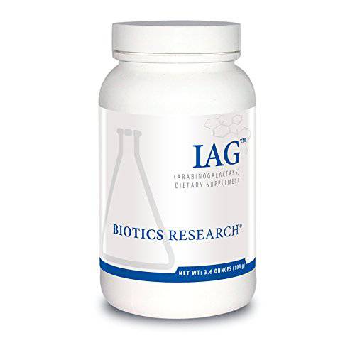Biotics Research IAG Easy to Dissolve Prebiotic Powdered Formula, Immune Support, Gut Health, Stimulate Butyrate Production, Colon Health 3.6 Ounces