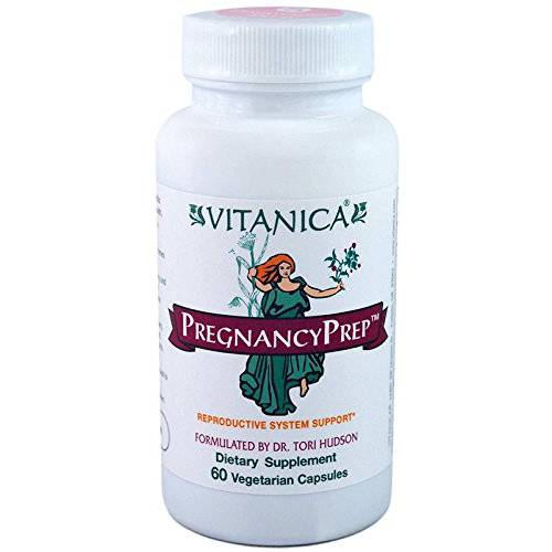 Vitanica Pregnancy Prep, Reproductive System Support, Vegan, 60 Capsules