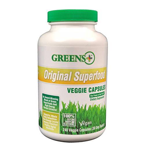 Greens+ ORIGINAL Superfood Veggie 240 Capsules