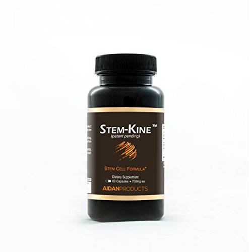 Stem-Kine Stem Cell Supplements: Clinically Proven to Increase Circulating Stem Cells, Promoting Healing and Anti-Aging, 60 Capsules