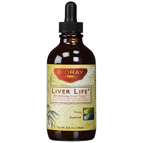 BIORAY Professional Liver Life - 4 fl oz - Strengthens Liver Structure & Function - Non-GMO, Vegetarian, Gluten Free