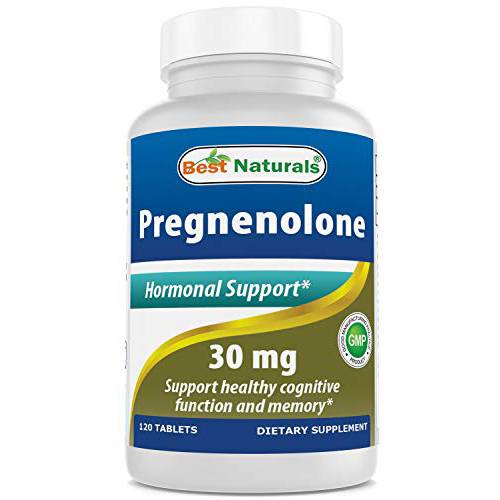 Best Naturals Pregnenolone 30 Mg Tablets, 120 Count