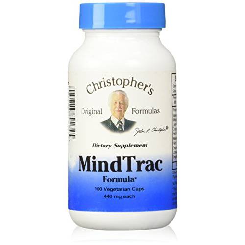Dr. Christopher’s Formulas MindTrac Herbal Capsules, 100 Count