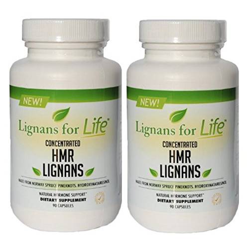 Lignans for Life HMR Lignans for Dogs, 40mg - 90 Capsules, Cushing’s Disease Treatment, 2-Pack