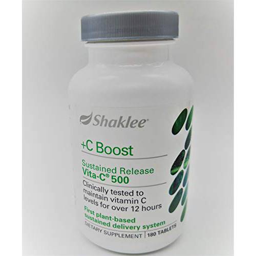 Shaklee - Sustained Release Vita-C - Vitamin C 500 mg for Immune Support - 180 Tabs