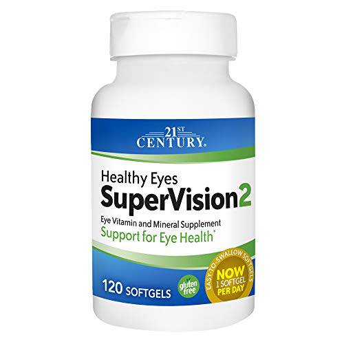 21st Century Healthy Eyes SuperVision2 Softgels, 120 Count