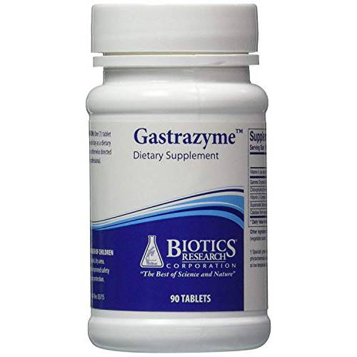 Gastrazyme from Biotics Research, Supplies Vitamin U Complex, Chlorophyllins, Gamma Oryzanol and More.