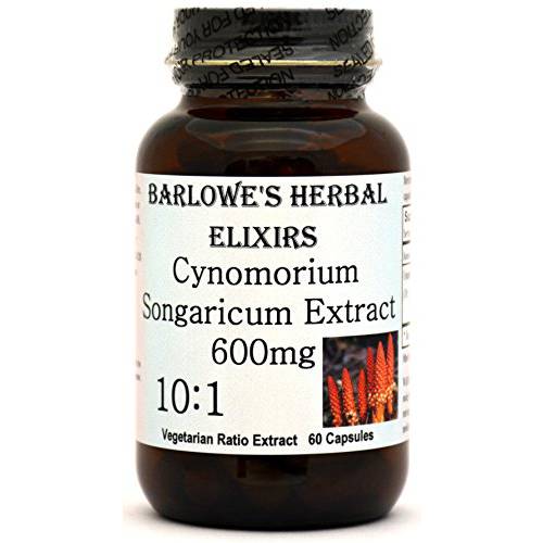 Cynomorium Songaricum Extract 10:1 - 60 600mg Vegicaps - Stearate Free, Bottled in Glass
