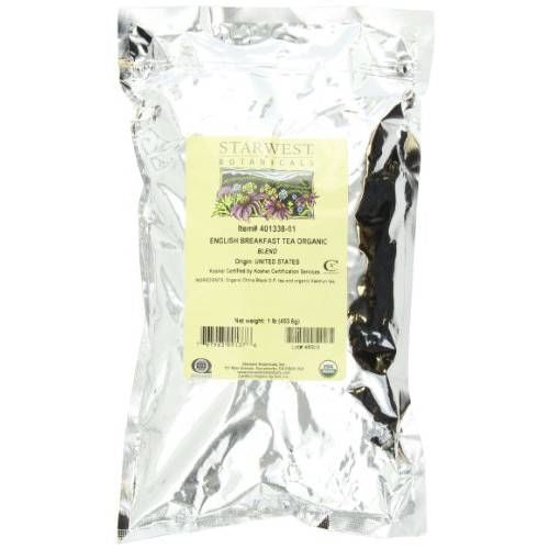 Starwest Botanicals Organic English Breakfast Tea, 1-pound Bag