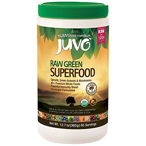 Juvo Raw Green Superfood, 12.7 Ounce, 60 servings, Vegan, Gluten Free, Non-GMO, Kosher