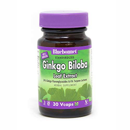 BlueBonnet Ginkgo Biloba Leaf Extract Supplement, 30 Count