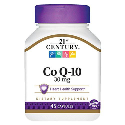 21st Century Co Q10 30 mg Capsules, 45 Count (21341)