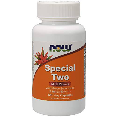 NOW Supplements, Special Two with Green Superfoods & Herbal Extracts, 120 Veg Capsules