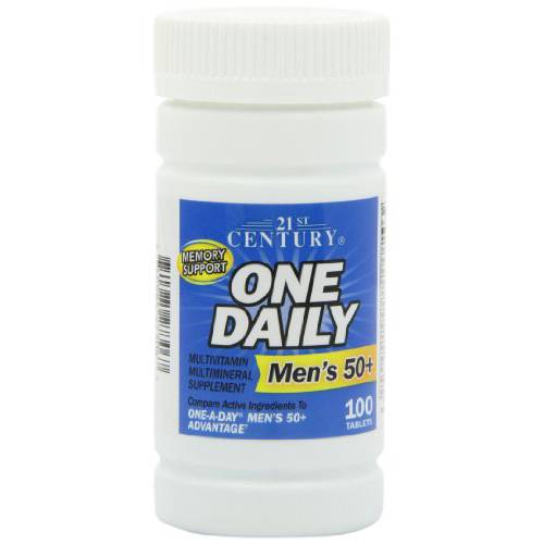 21st Century One Daily Men’s 50+ Tablets, 100 Count