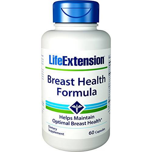 Life Extension Breast Health Formula – Supplement Pills for Women for Healthy Estrogen Support with Vitamin D, Cruciferous Vegetable Extract, I3C & More – Gluten-Free, Non-GMO – 60 Capsules