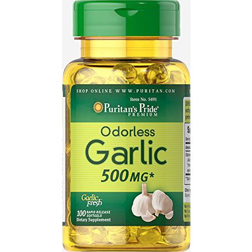 Puritan’s Pride Odorless Garlic 500 mg