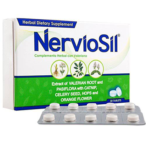 Nerviosil Herbal Supplement, 30 Tablets