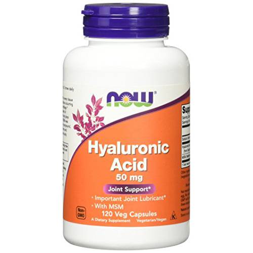 Hyaluronic Acid with MSM - 120 Vcaps® - NOW FOODS - Code 3157