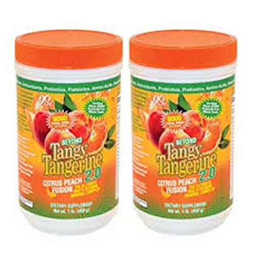 Beyond Tangy Tangerine 2.0 CITRUS PEACH FUSION - 450 G CANISTER - 15.87 Ounce (Pack of 2)