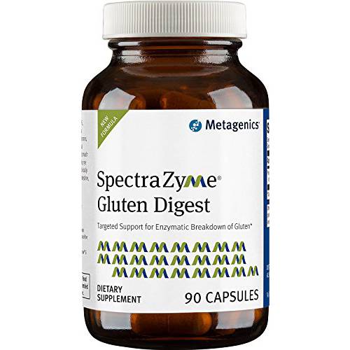 Metagenics SpectraZyme® Gluten Digest – Targeted Support for Enzymatic Breakdown of Gluten* – 45 servings