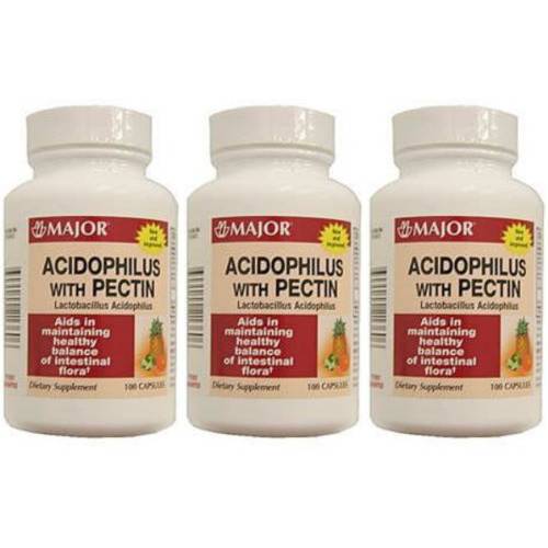 Acidophilus/pectin, Capsule, 100ct (3 Pack)
