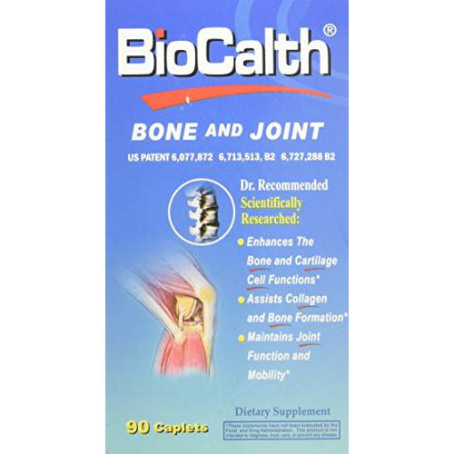 Best Calcium Supplement - 3 Bottles of BioCalth® Calcium Threonate, 90 caplets (90x3=270 Counts)
