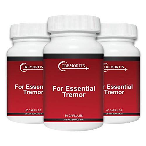 Tremortin –3 Pack- Best Natural Aid for Essential Tremor - Provides Relief for Shaky Hands, Arm, Leg, & Voice Tremors