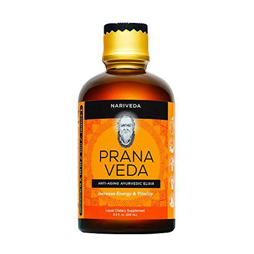Prana Veda by Nariveda | Immune + Energy Boost for All-Day Activities | Enhanced Absorption and Bioavailability | Liquid Dietary Supplement with Anti-Aging Health Benefits