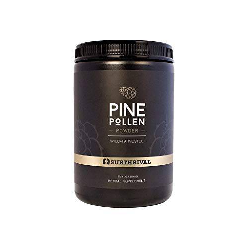 Surthrival: Pine Pollen Powder (8 oz), Wild Harvested, Energy & Endurance Restoration