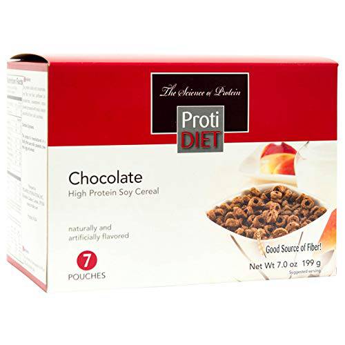 Protidiet High Protein Chocolate Soy Cereal (7 Pouches)
