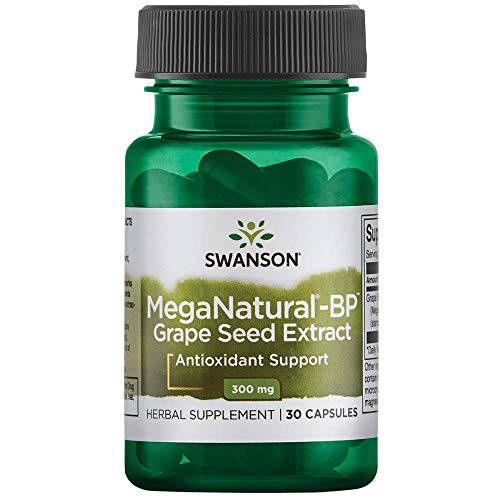 Swanson Meganatural-Bp Grape Seed Extract 300 Milligrams 30 Capsules