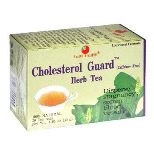 Health King Cholesterol Guard Herb Tea, Teabags, 20 Count Box