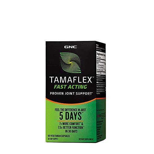 GNC TamaFlex Fast Acting, 60 Vegetarian Capsules, Joint Support