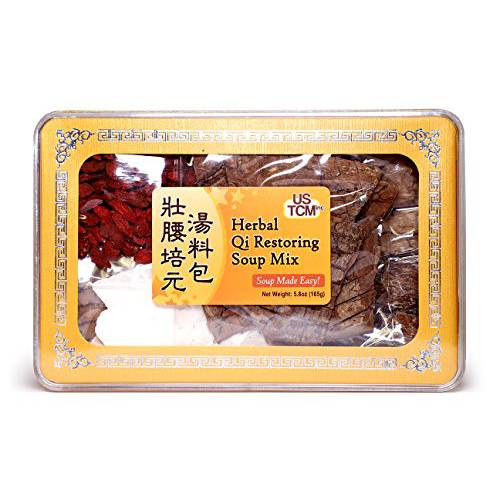 Herbal Qi Restoring Soup Mix Soup Base Kidney Nourishing Energy Boost 壯腰培元湯料包 Soup Made Easy 3-4 Servings 5.8oz