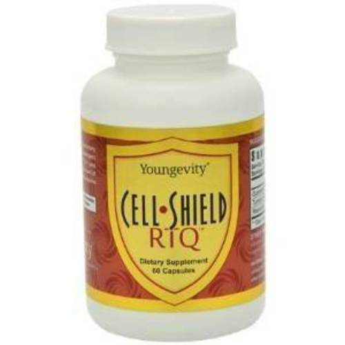 Youngevity Resveratrol Turmeric Quercetin RTQ Cell Shield - 60 Capsules (Pack of 2)