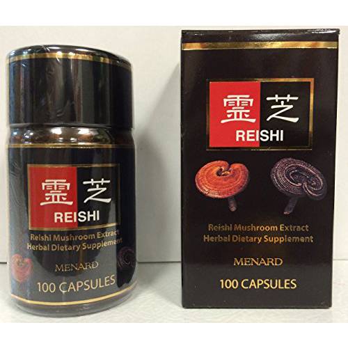 Reishi Mushroom Extract By Menard (100 Capsules)