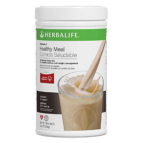 Herbalife Formula 1 Healthy Meal Nutritional Shake Mix (10 Flavor) (Cookies ’n Cream)