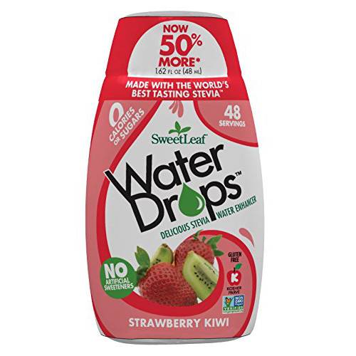 Sweetleaf WaterDrops, Strawberry Kiwi, 1.62 FL OZ