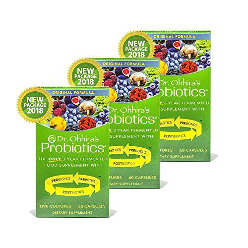Dr. Ohhira’s Probiotics Original Formula, 60 Caps (3 Pack)
